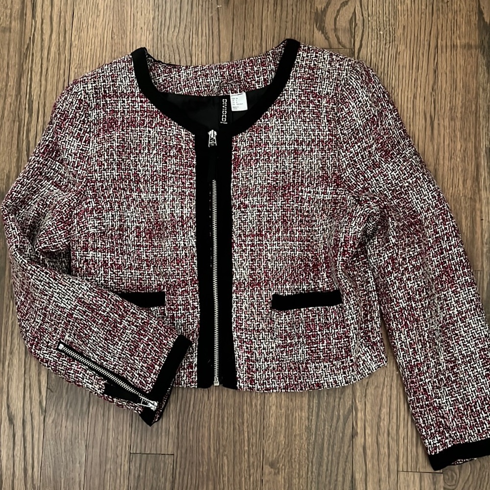 H&M tweed blazer